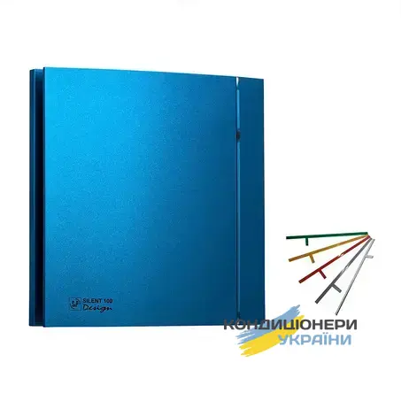 Вытяжной вентилятор Soler&Palau Silent-100 CZ Blue Design 4С - Фото 1