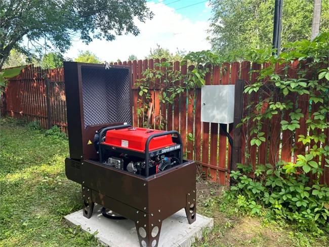 Генератор на участке для дачи купить фото 3