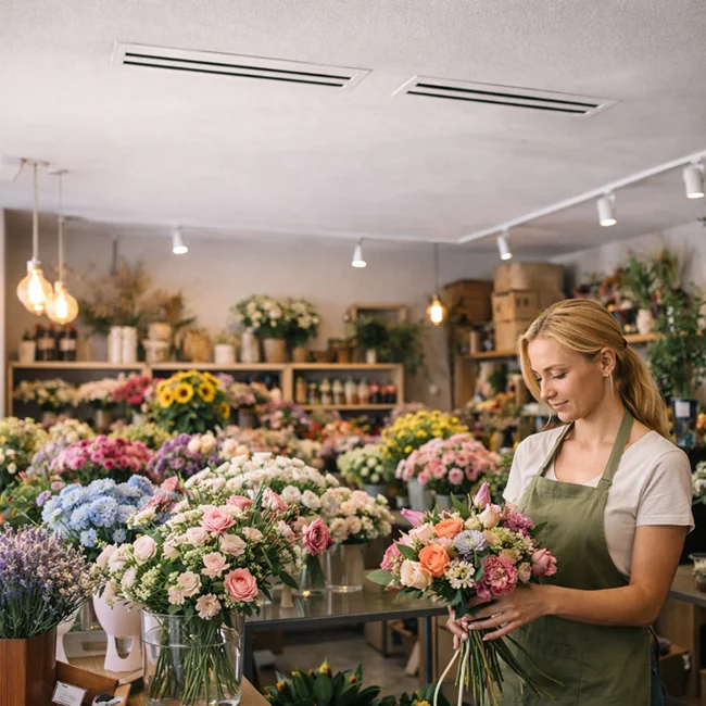 Канальний кондиціонер Аеростар купити для квіткового магазину фото 1