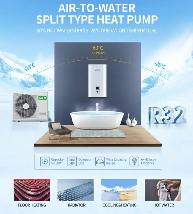 CS-D014H/ZR4-F01 / CHD-016EP/R4 ATW Heat Pump фото