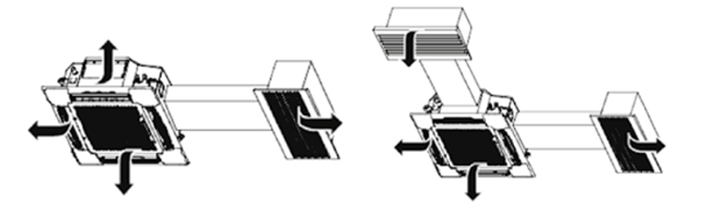 Подключение воздуховодов для подачи воздуха в соседнее помещение Подключение воздуховодов для подачи воздуха в соседнее помещение фото 1