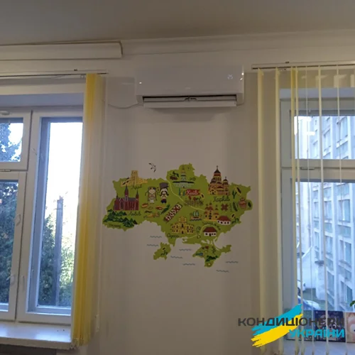 Внутренний блок CH-S12FTXF2-NG после монтажа и подключения фото 1