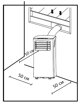 Установка мобильного кондиционера ACM-09P-R290-A1 фото 1