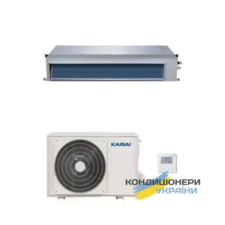 Канальний кондиціонер Kaisai KTI-18HWG32X / KOX330-18HFN32X Slim DUCT - Фото 1