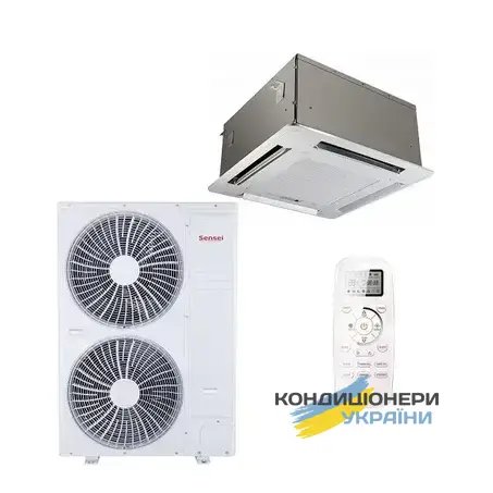 Касетний кондиціонер Sensei SCC-24HSO On/Off - Фото 1