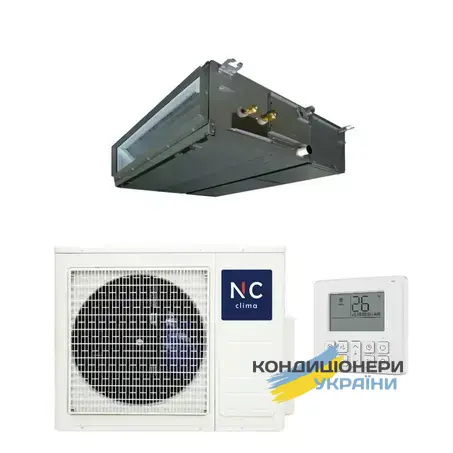 Канальний кондиціонер NC clima NCDSI12EH1eu / NOI12EH1eu - Фото 1