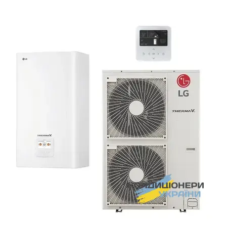 Тепловий насос LG HU121MRB.U30RU  / HN1600MC.NK1RU Therma V Hydrosplit - Фото 1