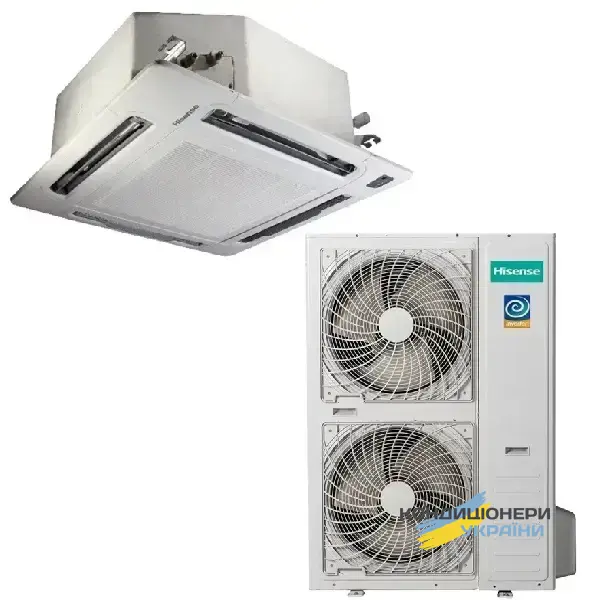 Касетний кондиціонер Hisense AUC140UR4RKC8/AUW140U6RN8 - Фото 1