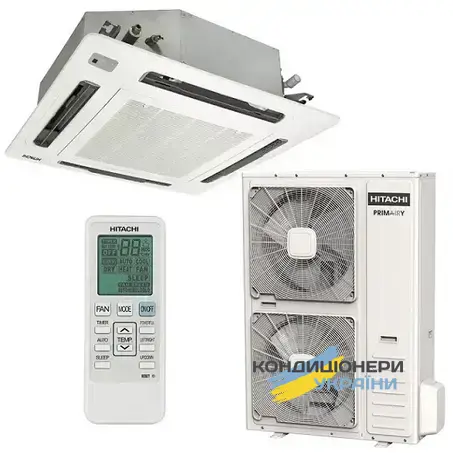 Кассетный кондиционер Hitachi RPIH-5.0UFE1NH / RAS-5.0UFESМH1 Primary - Фото 1