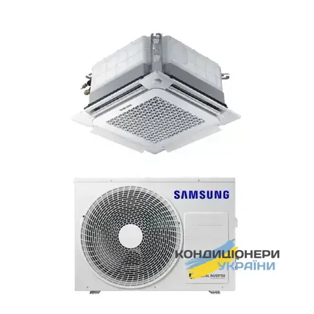 Кассетный кондиционер Samsung AC026RNNDKG/EU + AC026RXADKG/EU Mini Wind Free - Фото 1