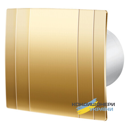 Витяжний вентилятор Blauberg 100 Quatro Hi-Tech Gold - Фото 1