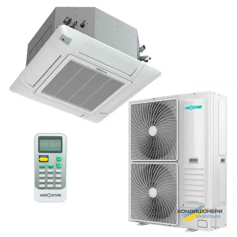 Касетний кондиціонер Aerostar LC AER-48C-R32-IU / AER-36-R32-OU Deep Cool 10,5 квт - Фото 1