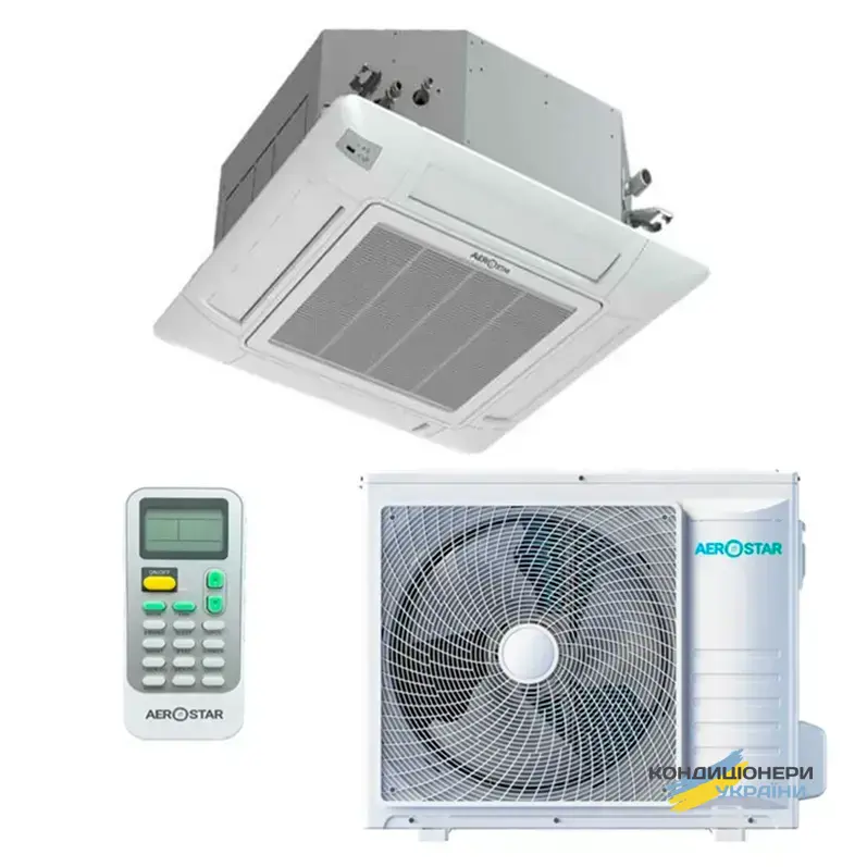 Кассетный кондиционер Aerostar LC AER-24C-R32-IU / AER-18-R32-OU Deep Cool 5 квт - Фото 1