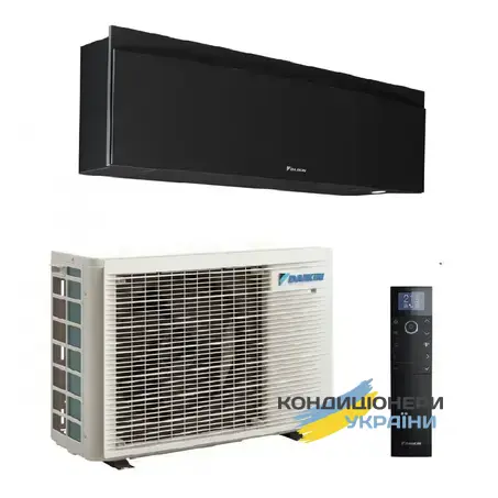 Кондиционер тепловой насос Daikin FTXJ42AB/RXJ42A Emura Matt Black - Фото 1