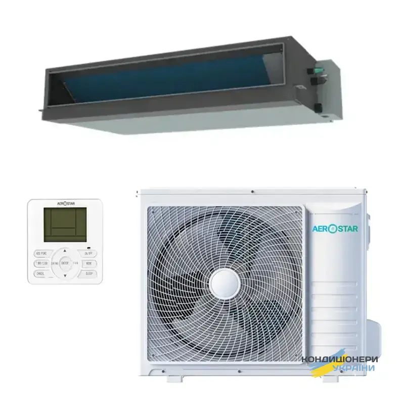 Канальный кондиционер Aerostar LC AER-18D-R32-IU / AER-12-R32-OU Deep Cool 3,5 квт - Фото 1