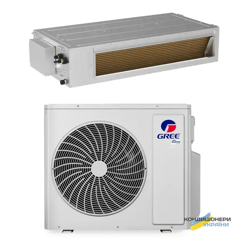 Канальний кондиціонер Gree GUD140PHS1/A-S / GUD140W1/NhA-X U-Match 6 - Фото 1