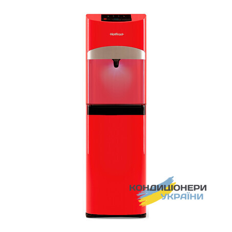 Підлоговий кулер для води HotFrost 45A Red з компресорним охолодженням - Фото 1
