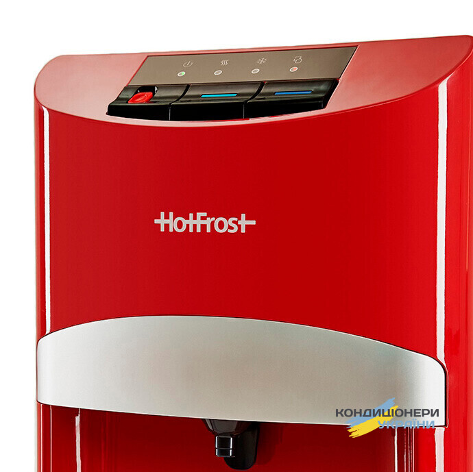 Напольный кулер для воды HotFrost 45A Red с компрессорным охлаждением - Фото 5