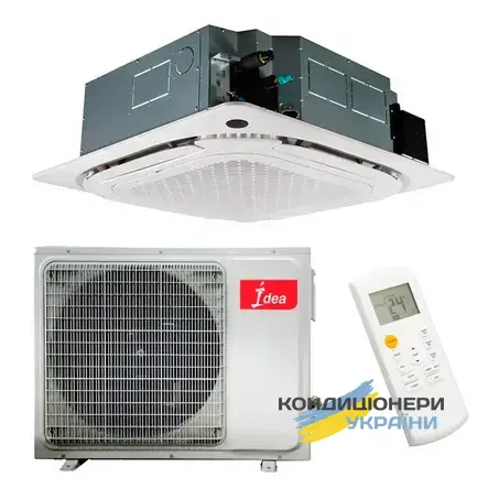 Кассетный кондиционер Idea ICD1-48HRFN8-QR / IOD30U-48HDN8-RW Inverter R32 - Фото 1