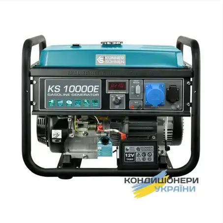 Бензиновий генератор Konner&Sohnen KS 10000E 8 квт - Фото 1