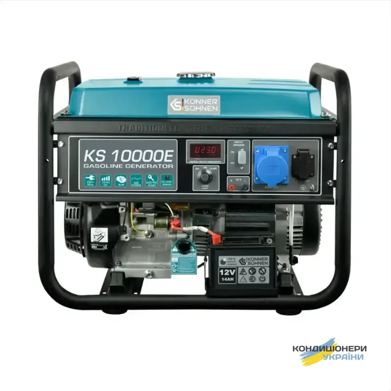 Бензиновый генератор Konner&Sohnen KS 10000E 8 квт - Фото 1