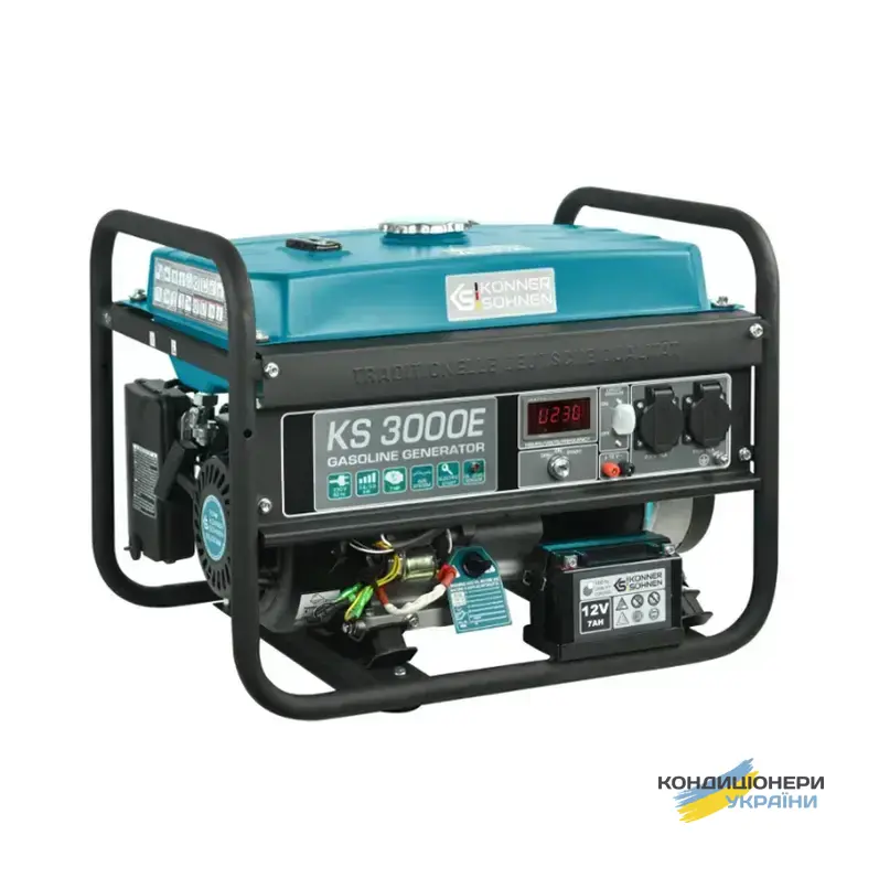Бензиновый генератор Konner&Sohnen KS 3000E 3 квт - Фото 1