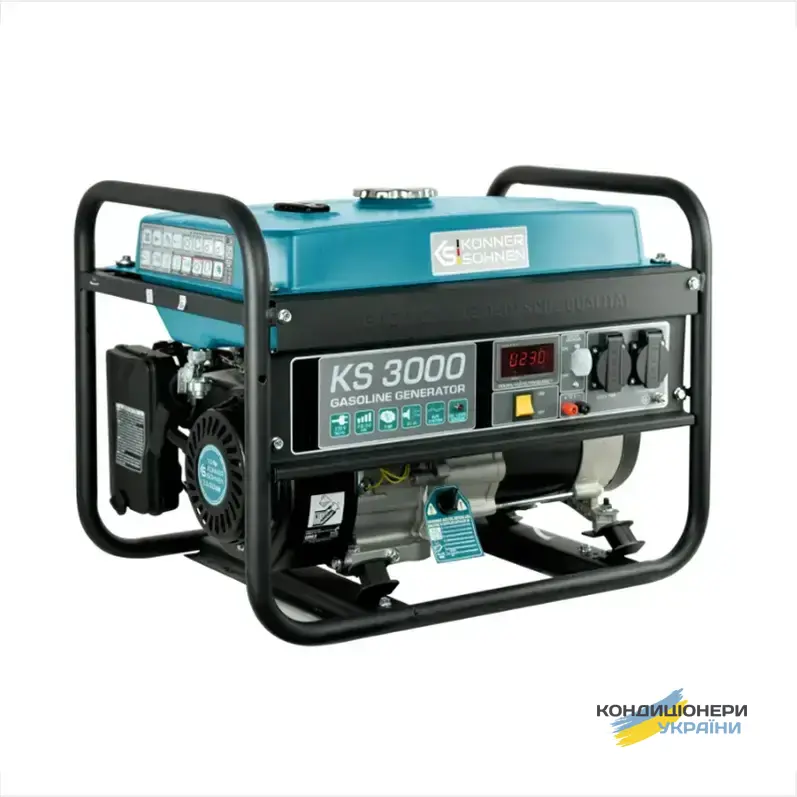 Бензиновий генератор Konner&Sohnen KS 3000 3 квт - Фото 1