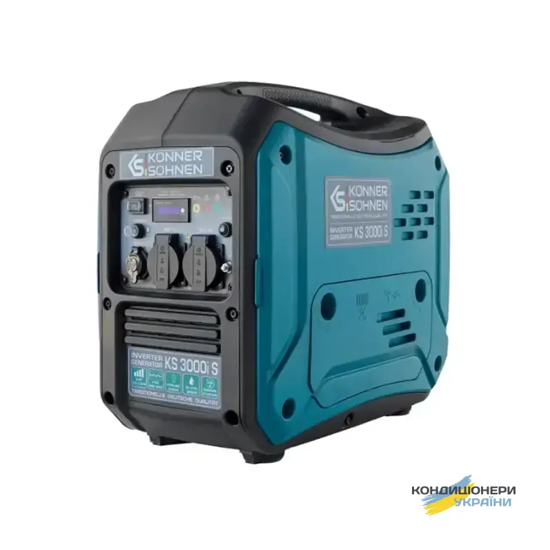 Інверторний бензиновий генератор Konner&Sohnen KS 3000i S 3 квт - Фото 1