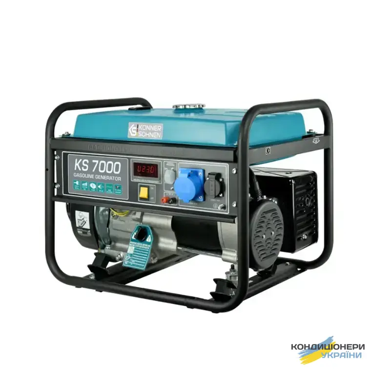 Бензиновий генератор Konner&Sohnen KS 7000 5 квт - Фото 1