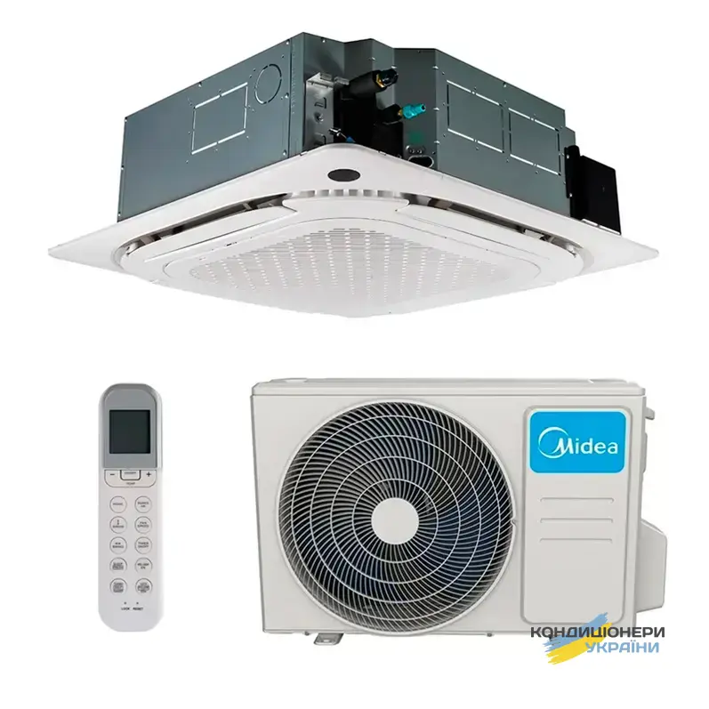 Касетний кондиціонер Midea MCA3U-18HRFNX-QR ERP / MOU1-18HFN8-QR - Фото 1
