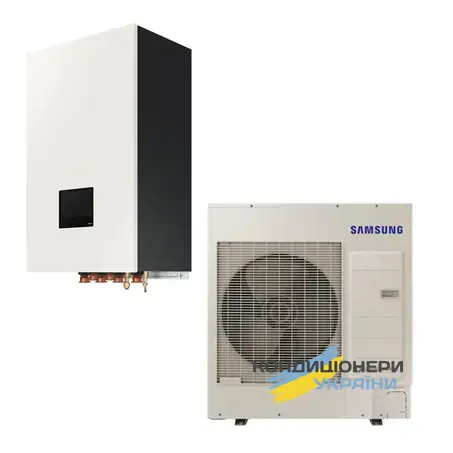 Тепловой насос Samsung AE090MXTPGH/EU + AE160DNYTPH/EU ClimateHub TDM Plus Slim Fit 9 кВт 380В R410A с настенным гидромодулем - Фото 1