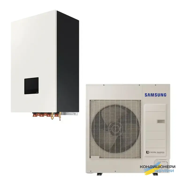 Тепловой насос Samsung AE090MXTPGH/EU + AE160DNYTPH/EU ClimateHub TDM Plus Slim Fit 9 кВт 380В R410A с настенным гидромодулем - Фото 1