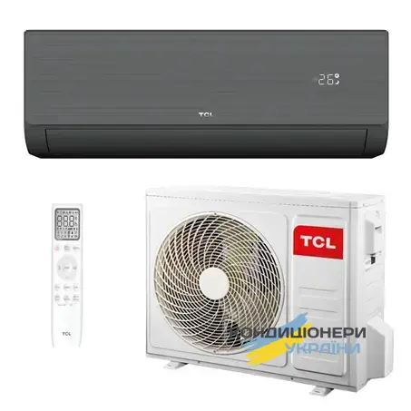 Кондиционер тепловой насос TCL TAC-24CHSD/ZG41IHB SaveIN Black HeatPump R32 WI-FI до 70 м2 - Фото 1