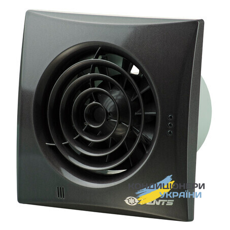 Вытяжной вентилятор Вентс 100 Квайт T Черный сапфир с таймером - Фото 1