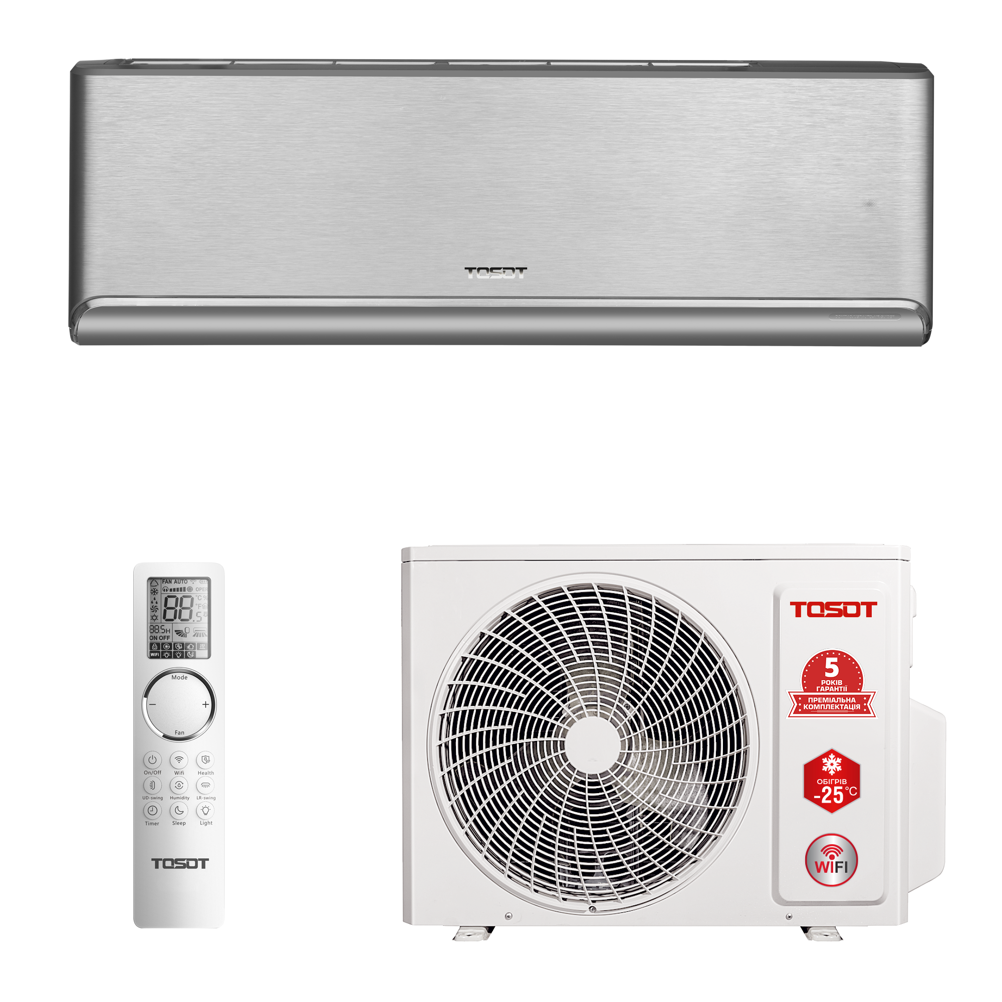 Кондиционер Tosot GD-09RS Naomi Silver Cool ≡ купить в Украине ≡ Цена,  отзывы ≡ Air-conditioner